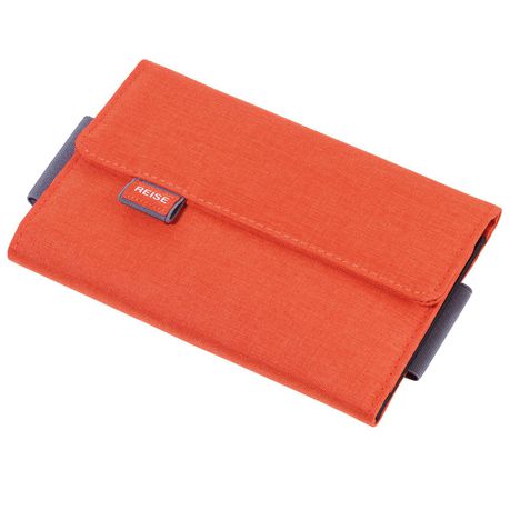 TROIKA Organiser Document Travel Case TRAVEL OFFICE Orange/Grey