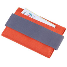 Load image into Gallery viewer, TROIKA Organiser Document Travel Case TRAVEL OFFICE Orange/Grey
