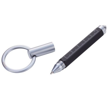 TROIKA Keyring with Torch and Micro Ballpoint Pen - Black Buy Online in Zimbabwe thedailysale.shop