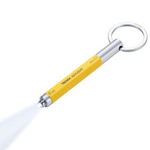 Load image into Gallery viewer, TROIKA Keyring with Torch and Micro Ballpoint Pen - Yellow
