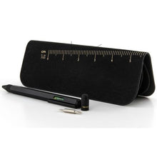 Load image into Gallery viewer, TROIKA Pen Case and Multi-Tasking Ballpoint Pen Set CONSTRUCTION SET GOLD
