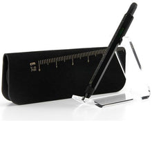 Load image into Gallery viewer, TROIKA Pen Case and Multi-Tasking Ballpoint Pen Set CONSTRUCTION SET GOLD
