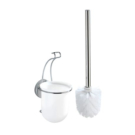 WENKO - Vacuum-Loc® Wall Toilet Brush Set Milazzo - No Drilling Required Buy Online in Zimbabwe thedailysale.shop