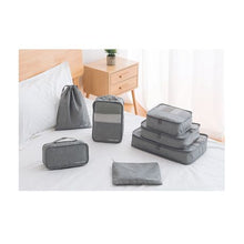 Load image into Gallery viewer, Olive Tree - 7 Piece Travel Luggage Organizer Set - Grey
