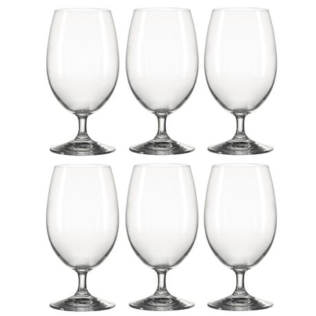 Leonardo Water Glass with Stem Daily 370ml – Set of 6 Buy Online in Zimbabwe thedailysale.shop