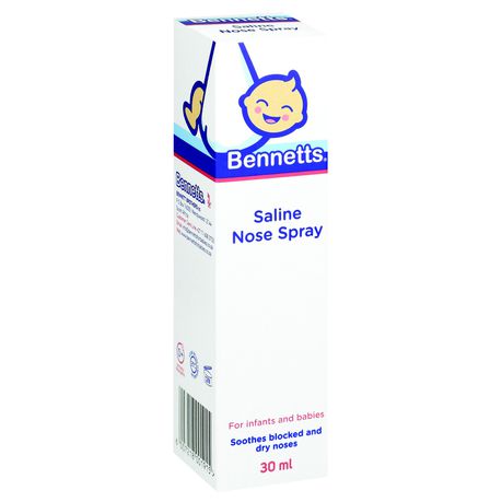 Bennetts - Saline Nose Spray - 6 x 30ml