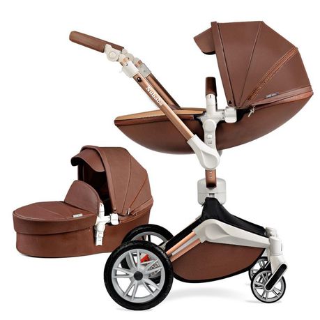 Nubabs Coffee (Dark Brown) 360 Rotating Stroller