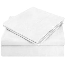 Load image into Gallery viewer, Wrinkle Resistant Luxury Hotel Sheet Set Double White
