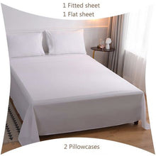 Load image into Gallery viewer, Wrinkle Resistant Luxury Hotel Sheet Set Double White
