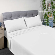 Load image into Gallery viewer, Wrinkle Resistant Luxury Hotel Sheet Set Double White
