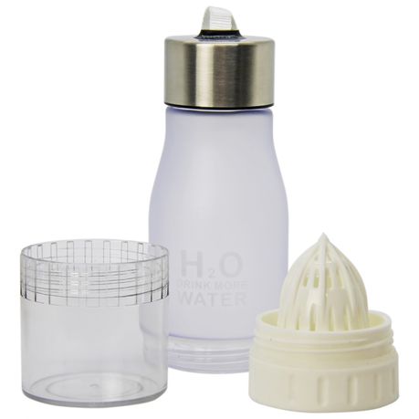 H2O Infuser Bottle - White Lemon/Fruit Infuser