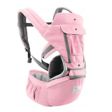 Load image into Gallery viewer, Convertible 3D Breathable Mesh  Baby Carrier with Hip Seat - Pink
