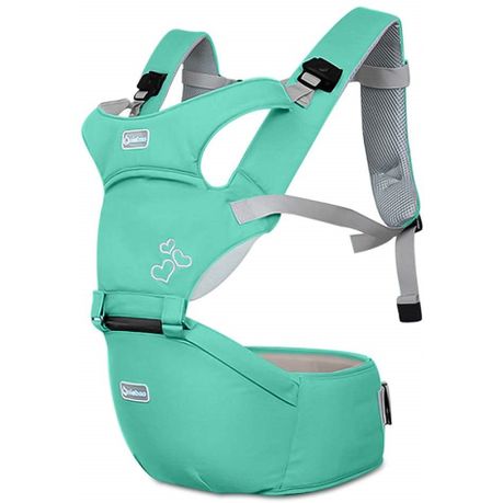 Multifunction Ergonomic Hipseat Baby Carrier  - Mint Green