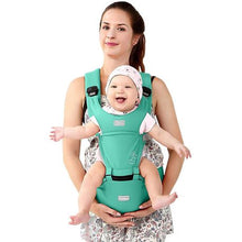 Load image into Gallery viewer, Multifunction Ergonomic Hipseat Baby Carrier  - Mint Green
