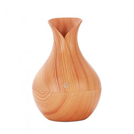 Ultrasonic Aroma Humidifier with Colour Changing LED - Light Brown