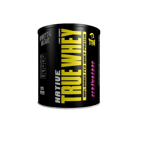 Titan Nutrition Native True Whey Protein,  Strawberry-900g