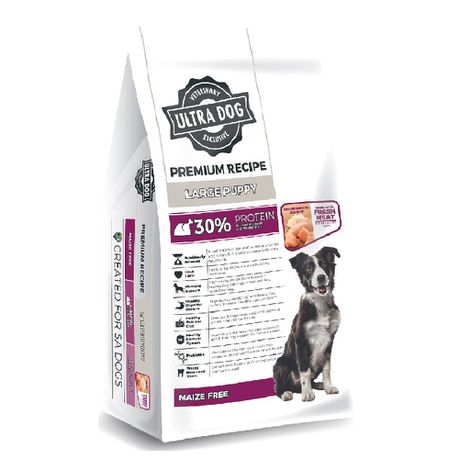 Ultra Dog Premium Large Puppy Chiken 20kg Buy Online in Zimbabwe thedailysale.shop