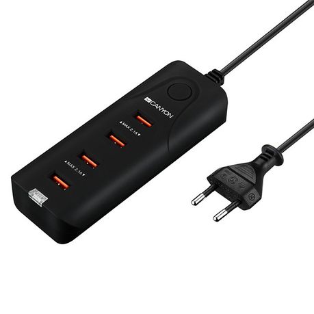 Canyon 4-Port USB Charging Adaptor 5V/4.2A Over Voltage Circuit Protection Buy Online in Zimbabwe thedailysale.shop