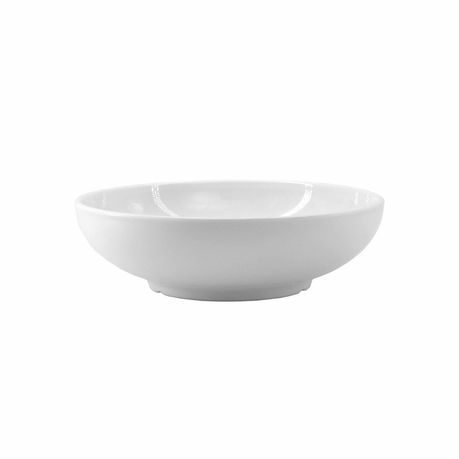 Regent Melamine Serving Bowl White (250mm:Dx75mm) Buy Online in Zimbabwe thedailysale.shop