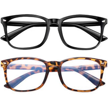 Load image into Gallery viewer, Sophie Moda - Fashion Computer Glasses Anti Blue Light: Black/Torties (2Pack)
