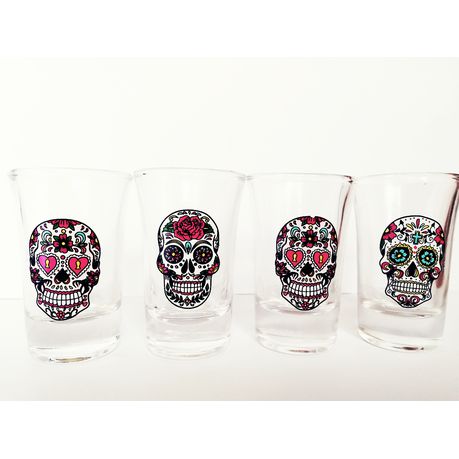 Skull shot glasses-Pack Of 4 Buy Online in Zimbabwe thedailysale.shop