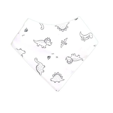 little acorn - Waterproof Dinosaur Bandana Dribble Bib