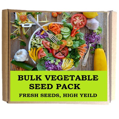 Bargain bulk pack of fresh vegetable seeds by Seedleme