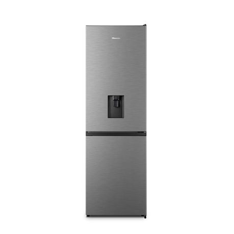 Hisense-305L Bottom Freezer Fridge with Water Dispenser-Inox Buy Online in Zimbabwe thedailysale.shop