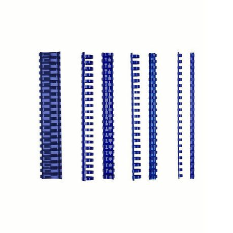 Meeco 25mm Binding Element - Blue 50pcs