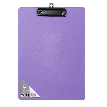 Meeco - A4 Clipboard - Violet Buy Online in Zimbabwe thedailysale.shop