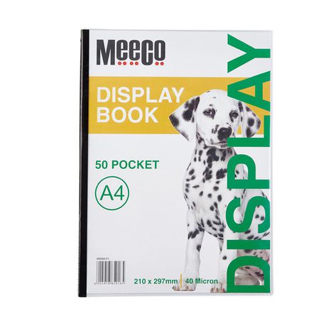 Meeco A4 Display Book - 50 Pockets