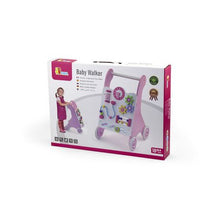 Load image into Gallery viewer, Viga Pink Baby Walker Activity Set
