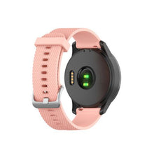 Load image into Gallery viewer, Silicon Sports Band for Garmin Vivoactive 4 (22mm) - Rose Pink
