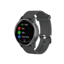 Load image into Gallery viewer, Silicon Sports Band for Garmin Vivoactive 4 (22mm) - Grey
