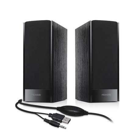 Microlab B56 2.0CH USB PWR Speaker-Black