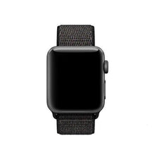 Load image into Gallery viewer, Nylon Loop Sports Strap for Apple Watch - Black (38mm/40mm)
