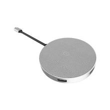 Load image into Gallery viewer, WIWU Apollo Wireless Charger With Usb Ports Silver
