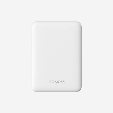 Romoss Pure 5 Compact 5000mAh Mini Power Bank 2x USB - White Buy Online in Zimbabwe thedailysale.shop