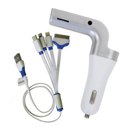 Carmate Pro Uber Silver and 4.1 Universal Charging Lead Buy Online in Zimbabwe thedailysale.shop