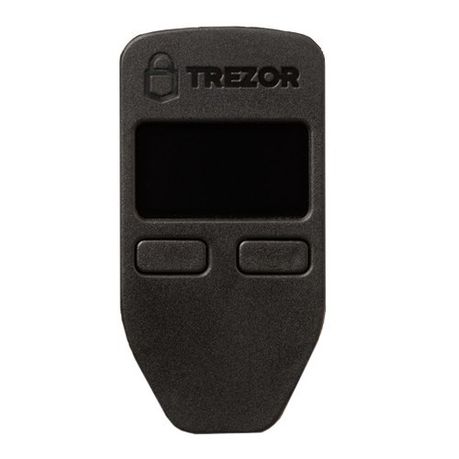 TREZOR Cryptocurrency Hardware Wallet - Black Buy Online in Zimbabwe thedailysale.shop