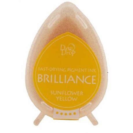 Tsukineko: Brilliance Dew Drop Ink Pad - Sunflower Yellow Buy Online in Zimbabwe thedailysale.shop