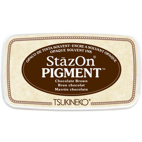 StazOn Pigment Ink Pad - Chocolate Brown