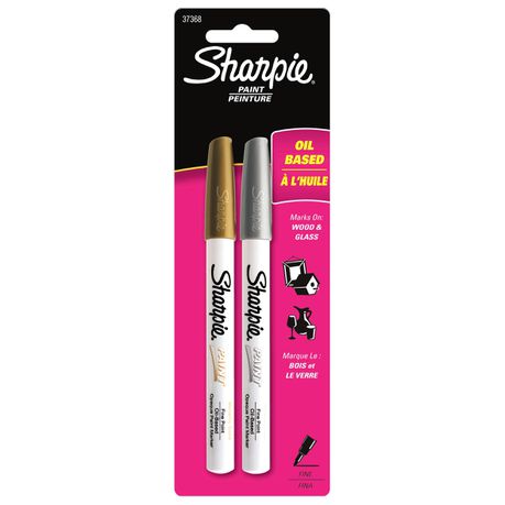 Sharpie Oil Based Fine Point Paint Markers - Gold & Silver Buy Online in Zimbabwe thedailysale.shop