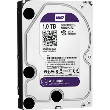 WD Purple Surveillance 3.5-inch Hard Drive - 1TB Buy Online in Zimbabwe thedailysale.shop