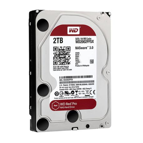 WD Pro NAS 2TB 3.5 Internal Hard Drive - Red