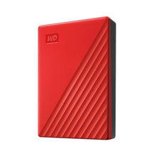 Load image into Gallery viewer, WD MY Passport 4TB Portable Hard Drive - Red
