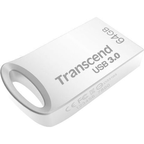 Transcend Jetflash 710 Silver USB3.0 - 64GB Buy Online in Zimbabwe thedailysale.shop