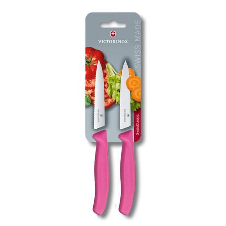 Victorinox - 2 Piece 10 cm Paring - Pink Buy Online in Zimbabwe thedailysale.shop