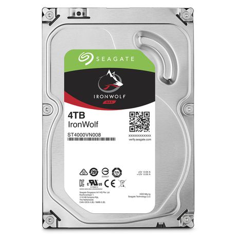 Seagate 4TB 3.5 Iron Wolf NAS Hard Drive