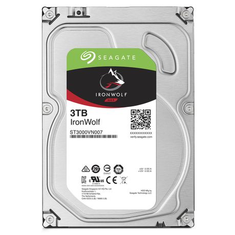 Seagate Ironwolf 3TB 3.5'' NAS Internal Hard Drive Buy Online in Zimbabwe thedailysale.shop